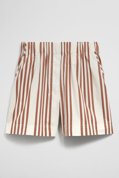 Stripe Poplin Short
