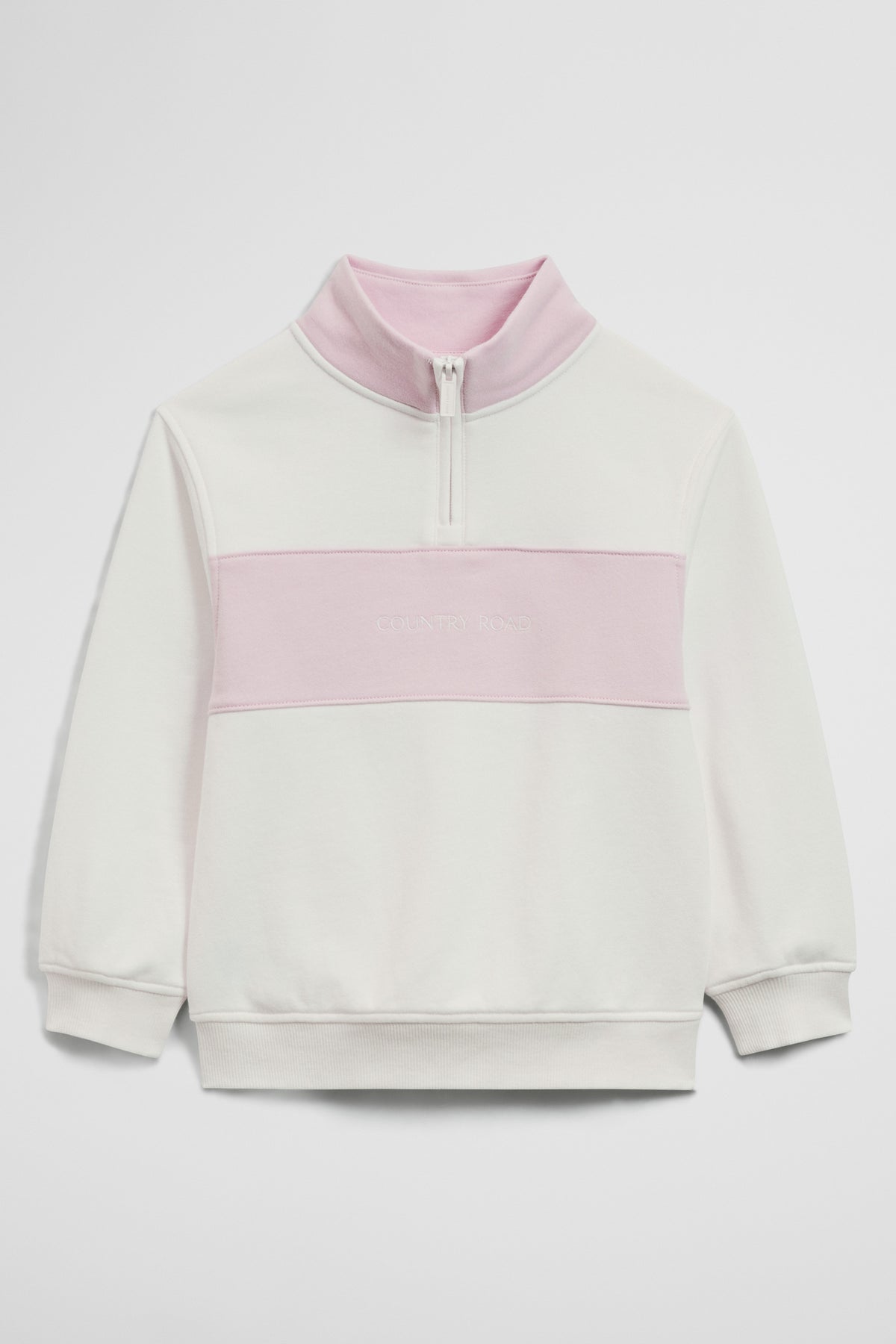 Panelled 1/4 Zip Sweat