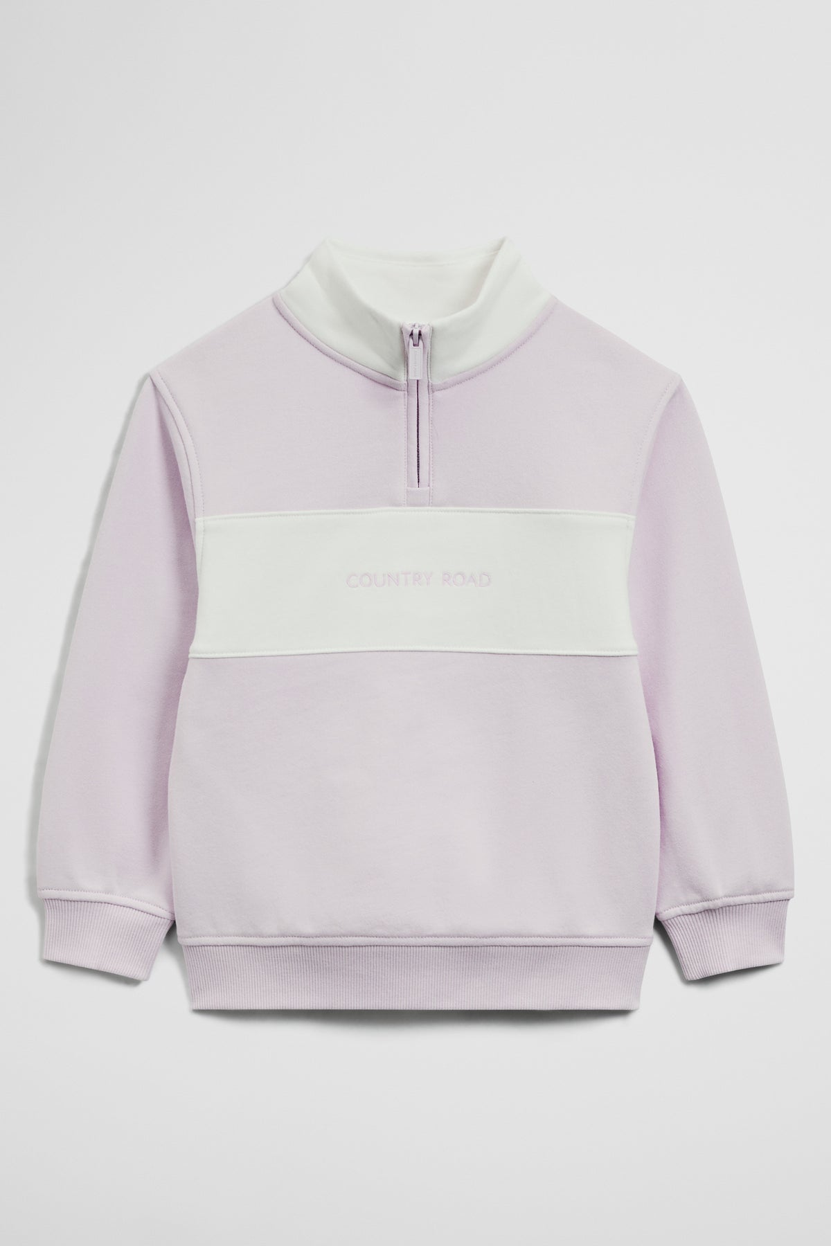 Panelled 1/4 Zip Sweat