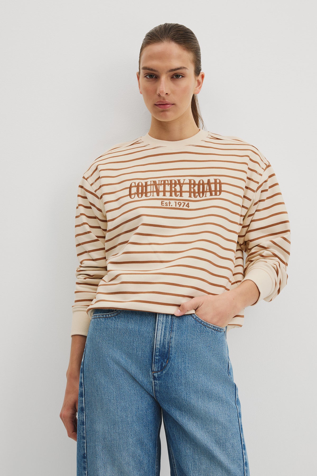 Stripe Country Road Sweat