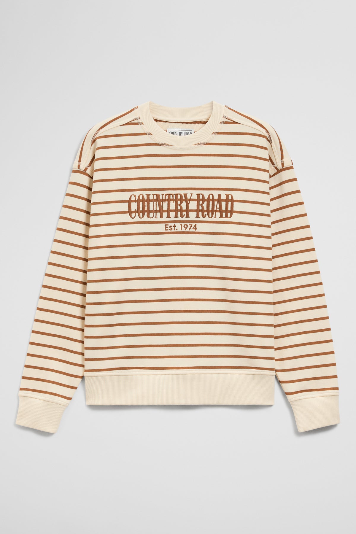 Australian Cotton Stripe Country Road Sweat
