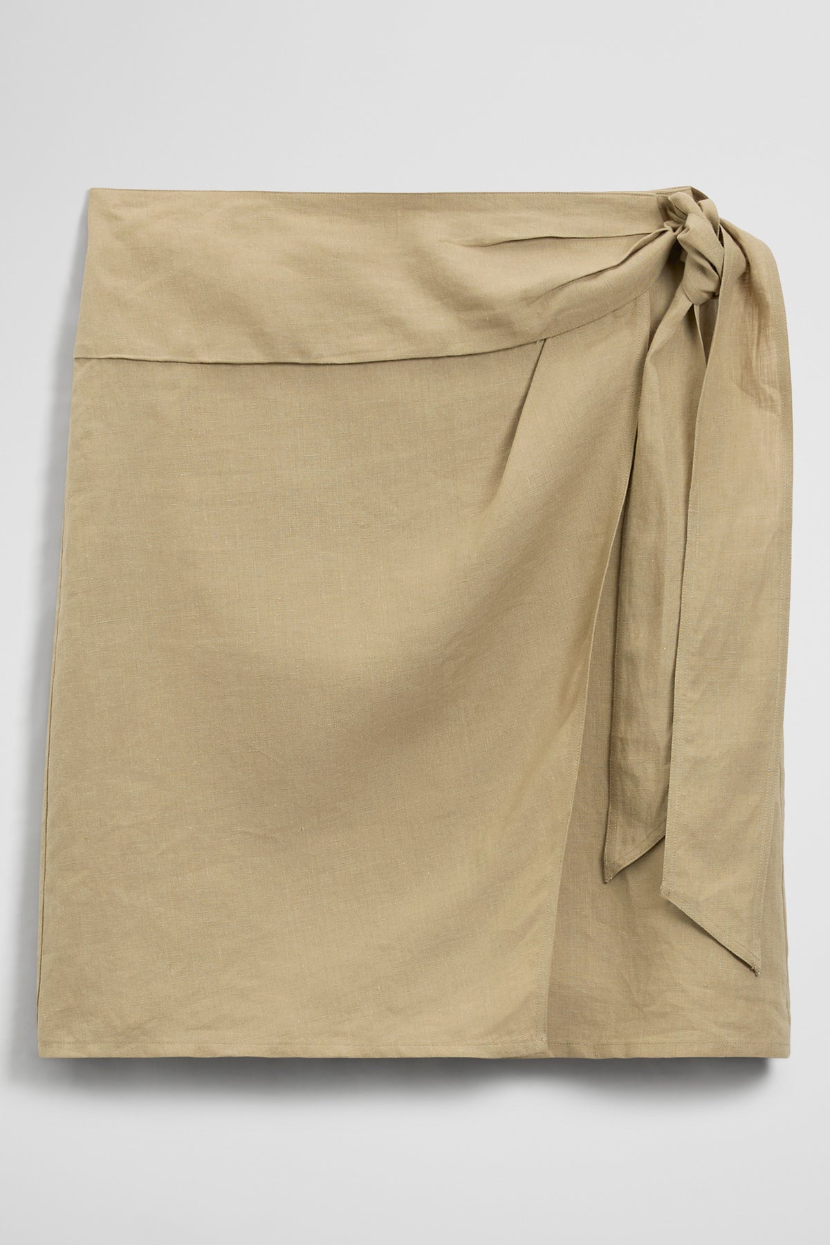 Linen Wrap Skirt