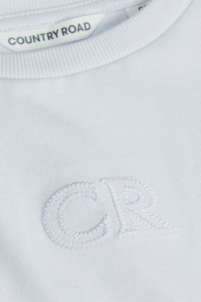 Short Sleeve Applique Logo T-Shirt