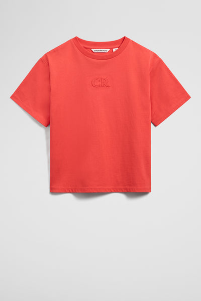 Short Sleeve Applique Logo T-Shirt