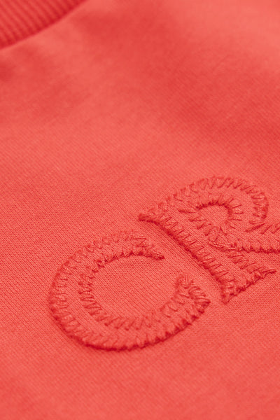 Short Sleeve Applique Logo T-Shirt