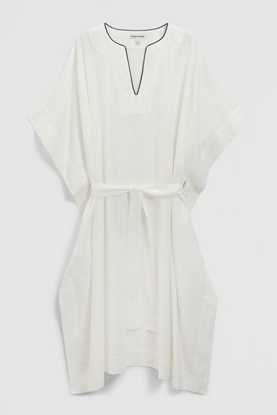 Contrast Trim Kaftan
