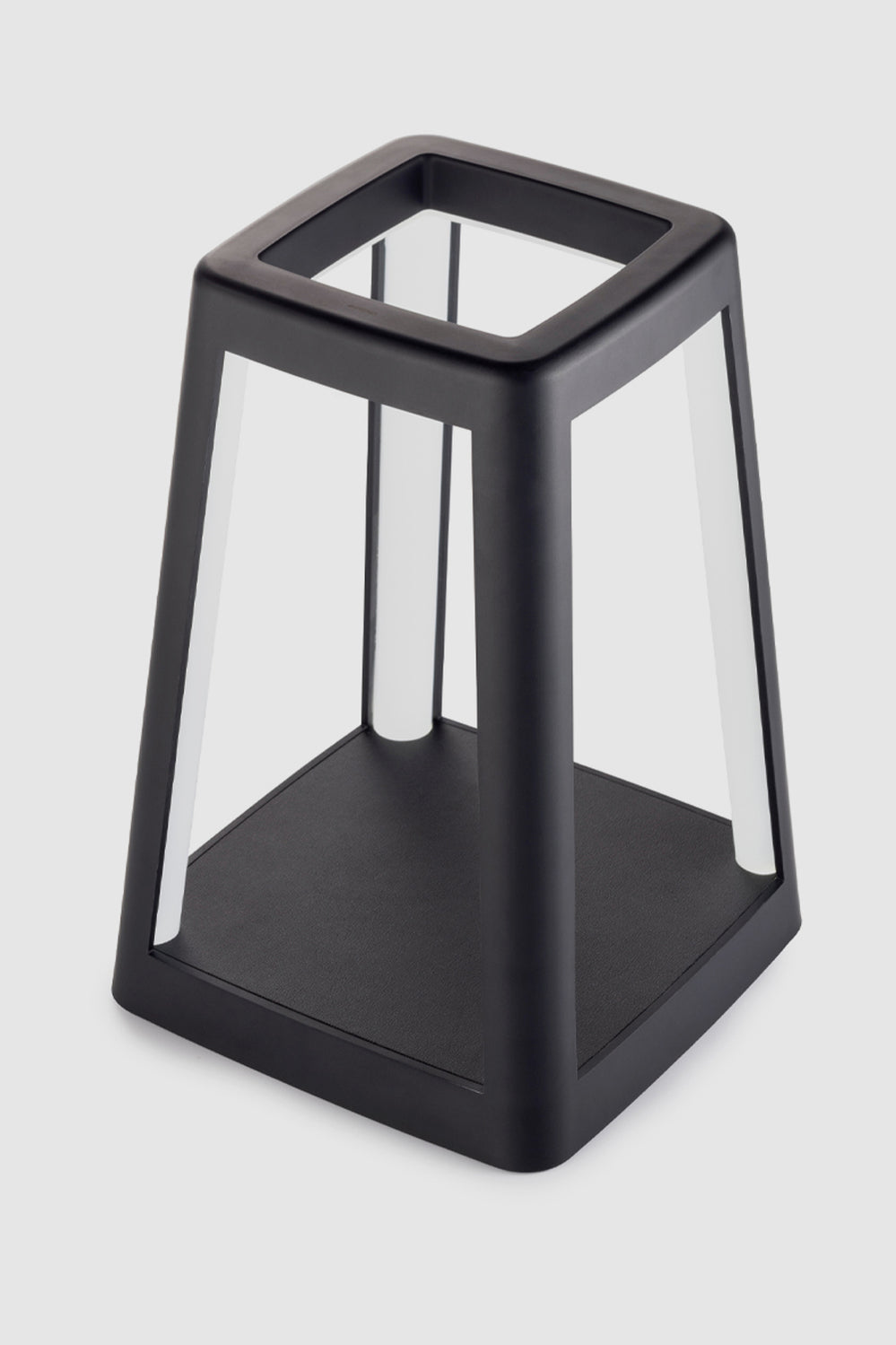 Lantern Portable Lamp With Built-in Wireless Charger - Black - Black - image 1