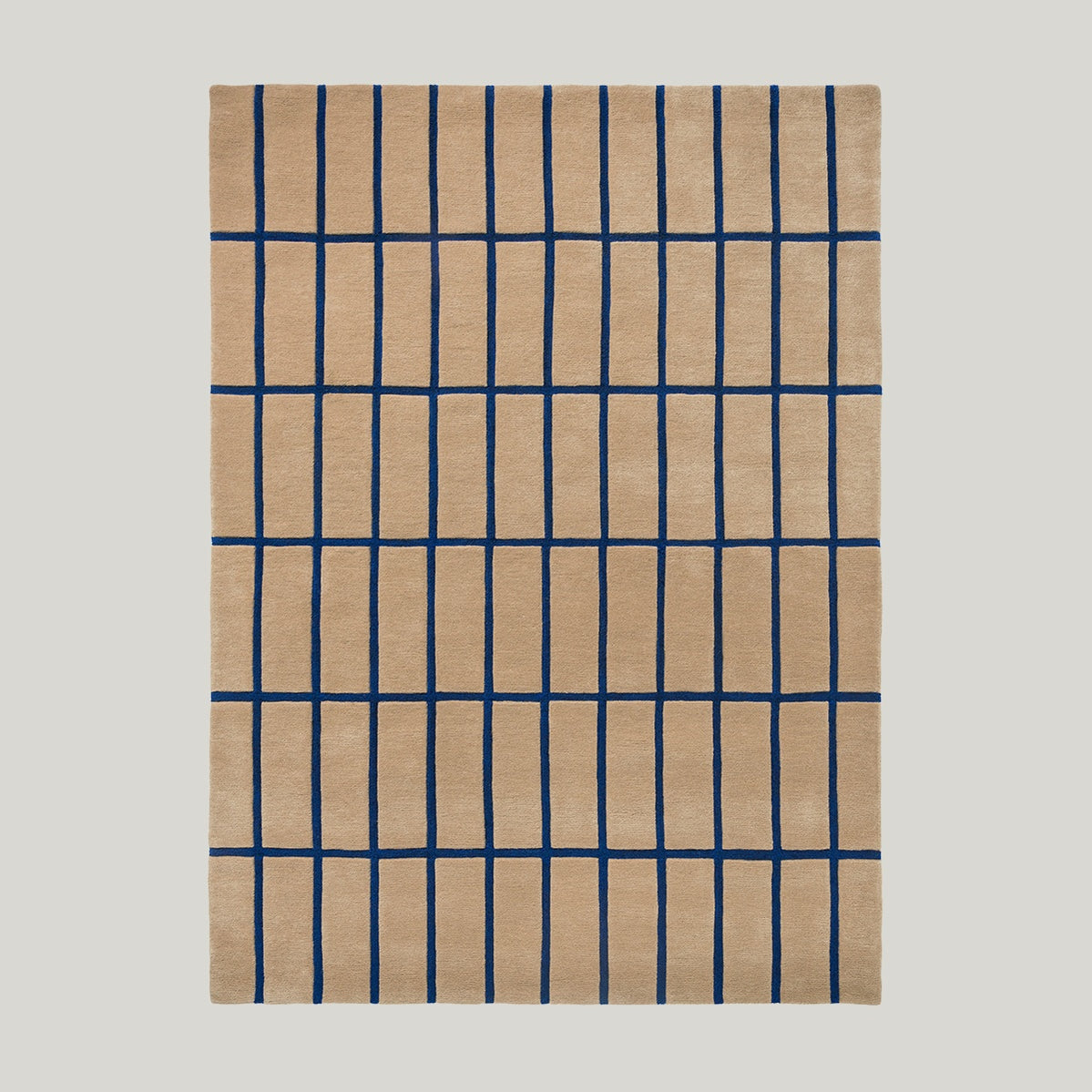 Tiiliskivi Bright Blue Rug 240x170cm - LIGHT BEIGE - image 1
