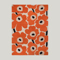 Unikko Orange Red Rug 200x140cm - Tangerine - image 1