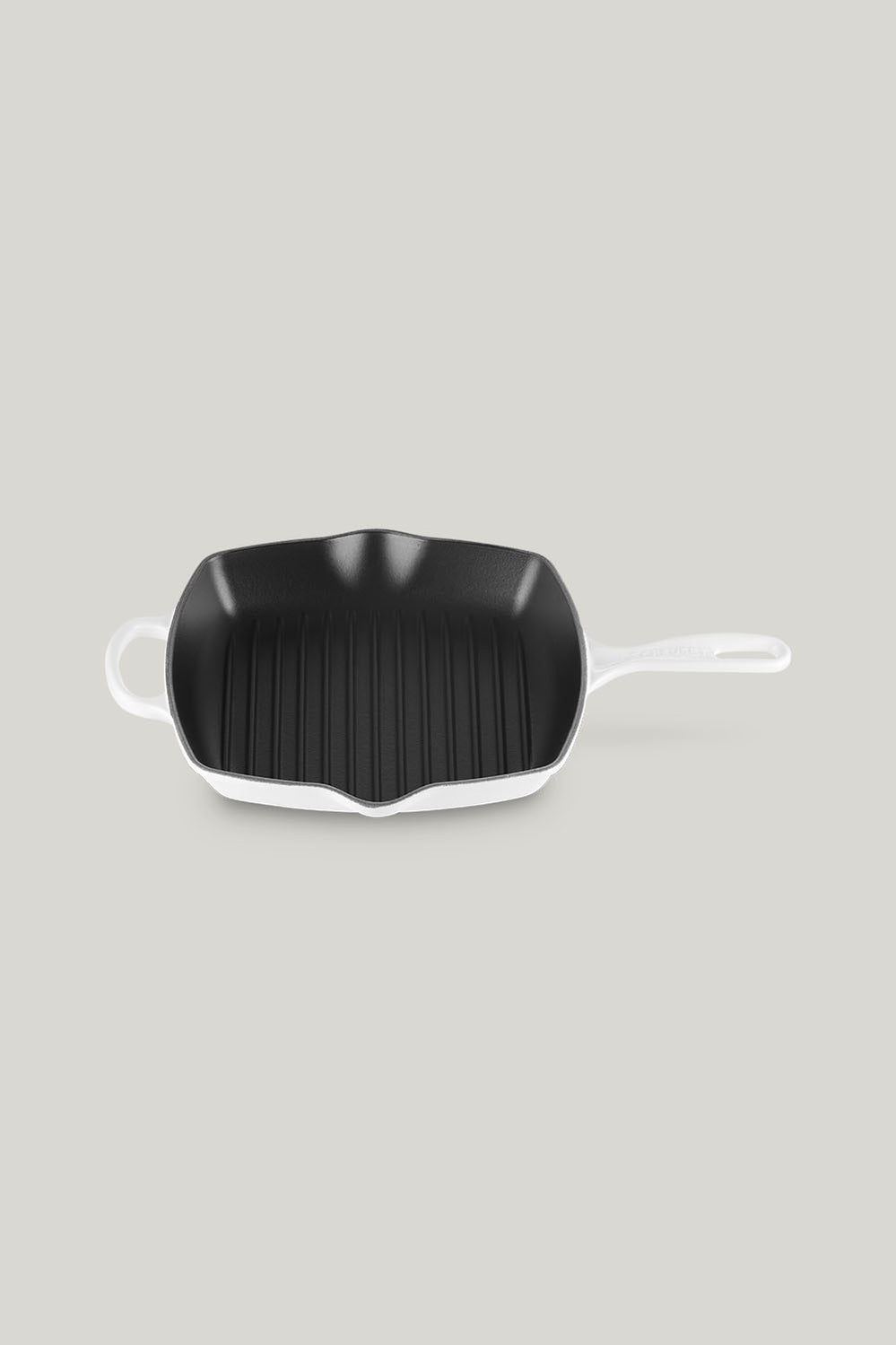 Signature Cast Iron Square Grillit 26cm - White - image 1
