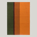 Habitat Festival Stripe Orange Outdoor Rug 230x160cm - Dark Green - image 1