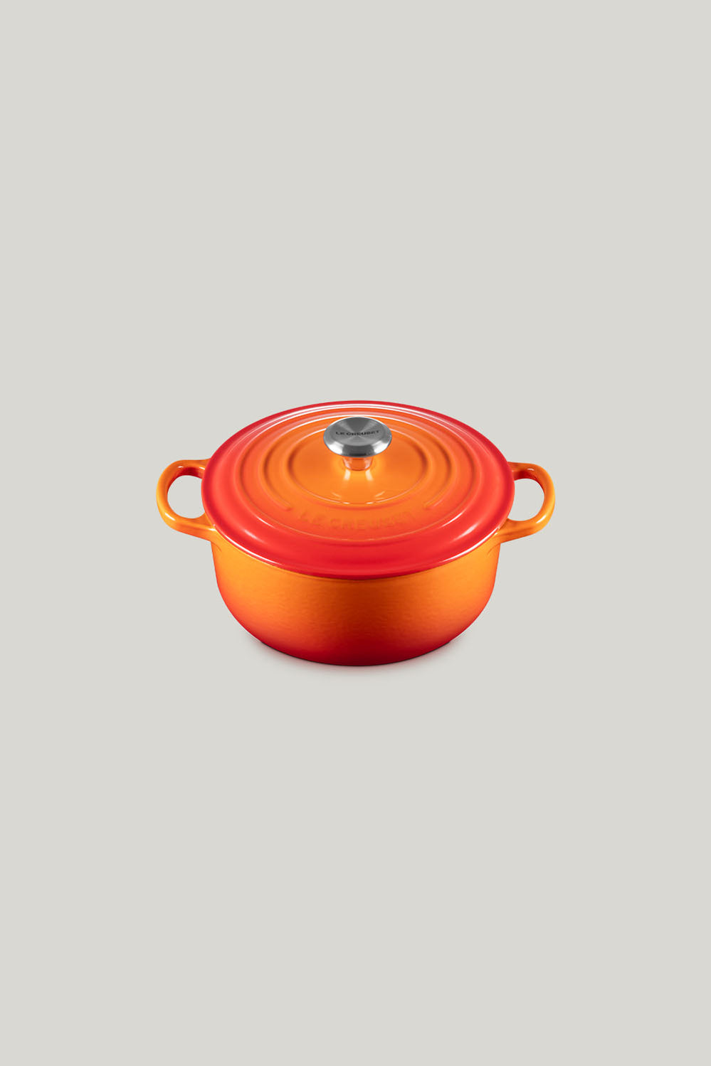 Signature Cast Iron Round Casserole 20cm - Volcanic - image 1