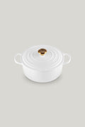Signature Cast Iron Round Casserole 26cm - White - image 1