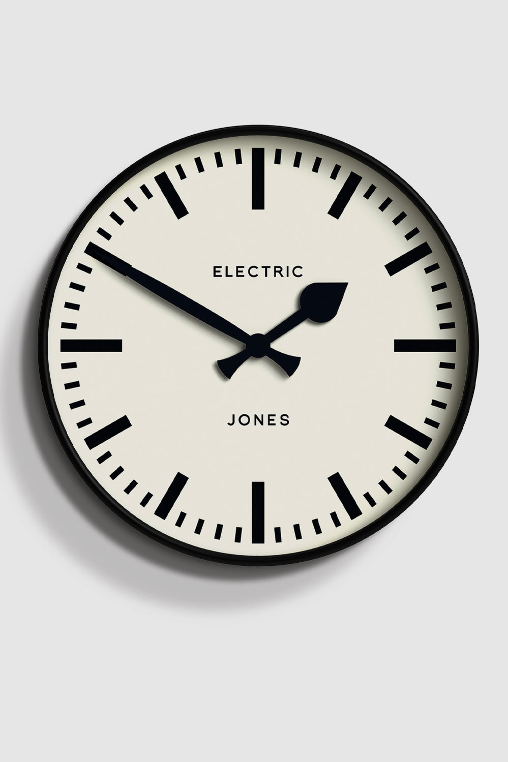 Newgate Jones Railway Wall Clock - Black - Black - image 1
