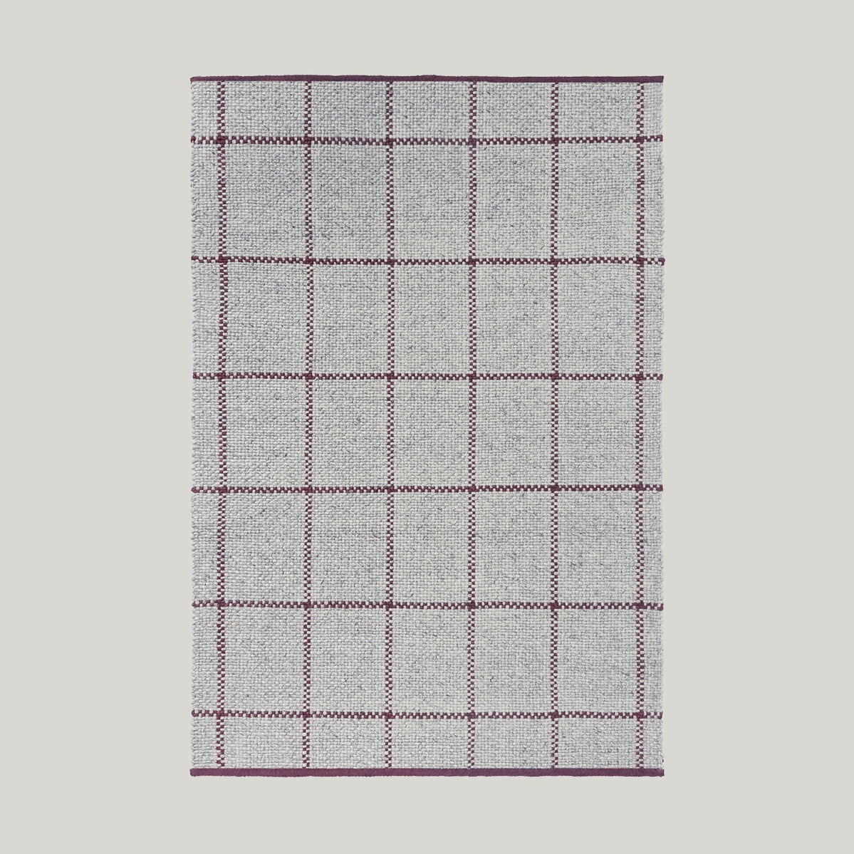 Craft Matter Check Ash Rug 350x250cm - Ash - image 1