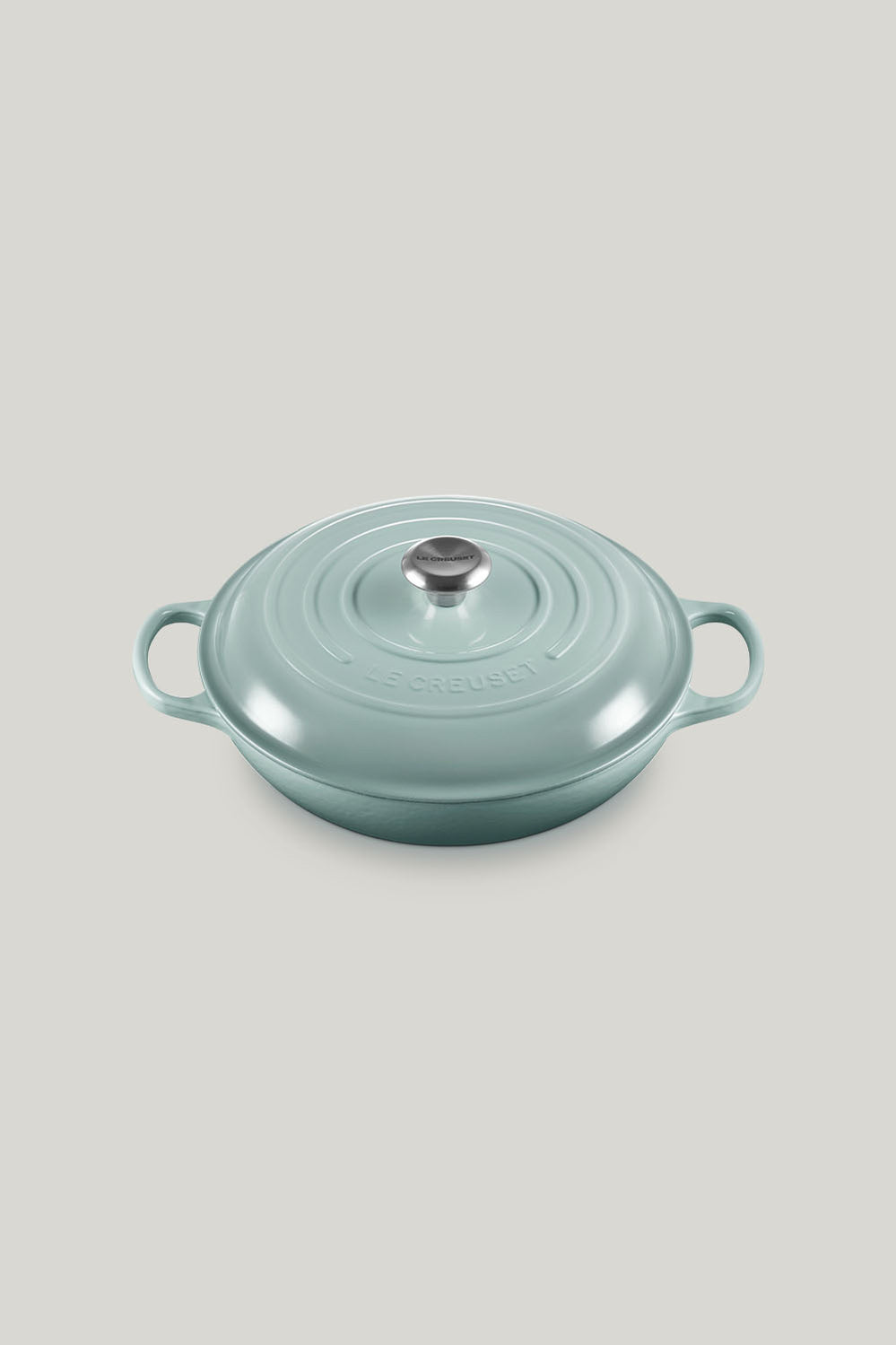 Signature Cast Iron Shallow Casserole 30cm - Sea Salt - image 1