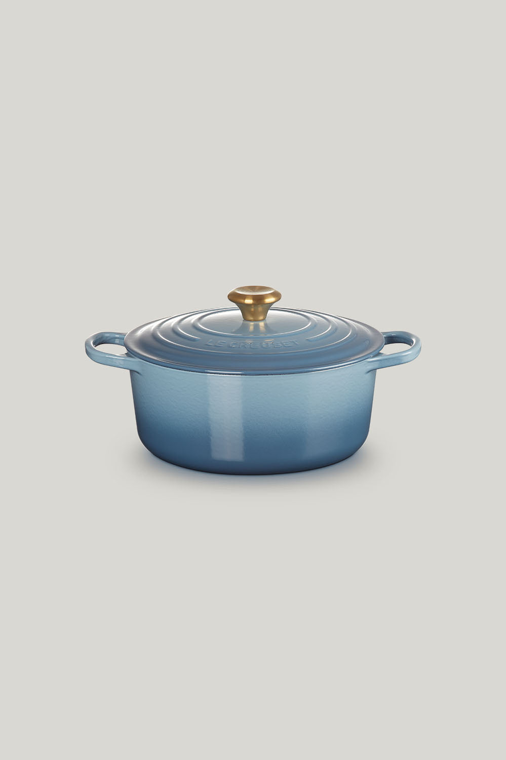 Signature Cast Iron Round Casserole 26cm - Chambray - image 1