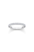 Essential Pave Ring In Silver - Silver - image 1