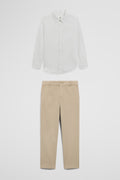 Boys Linen Shirt & Chino Set