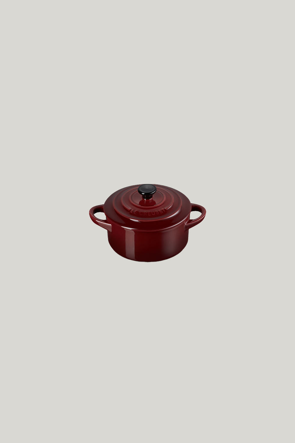 Stoneware Mini Cocotte 10cm - Garnet - image 1