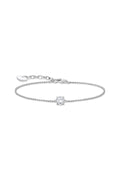 Essential Solitaire Bracelet In Silver - Silver - image 1