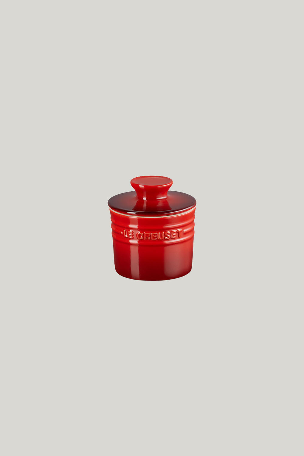 Stoneware Butter Bell - Cerise - image 1