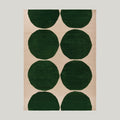 Isot Kivet Green Rug 280x200cm - Off White - image 1