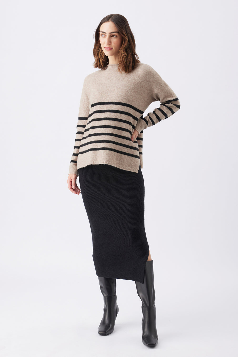 Gerrie Nursing Knit - Brown - image 1