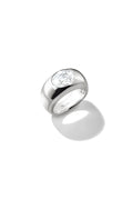 Statement Ring With Stones In Silver - Silver - image 1