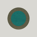 Habitat Festival Round Aqua Outdoor Rug 200x200cm - Dark Green - image 1