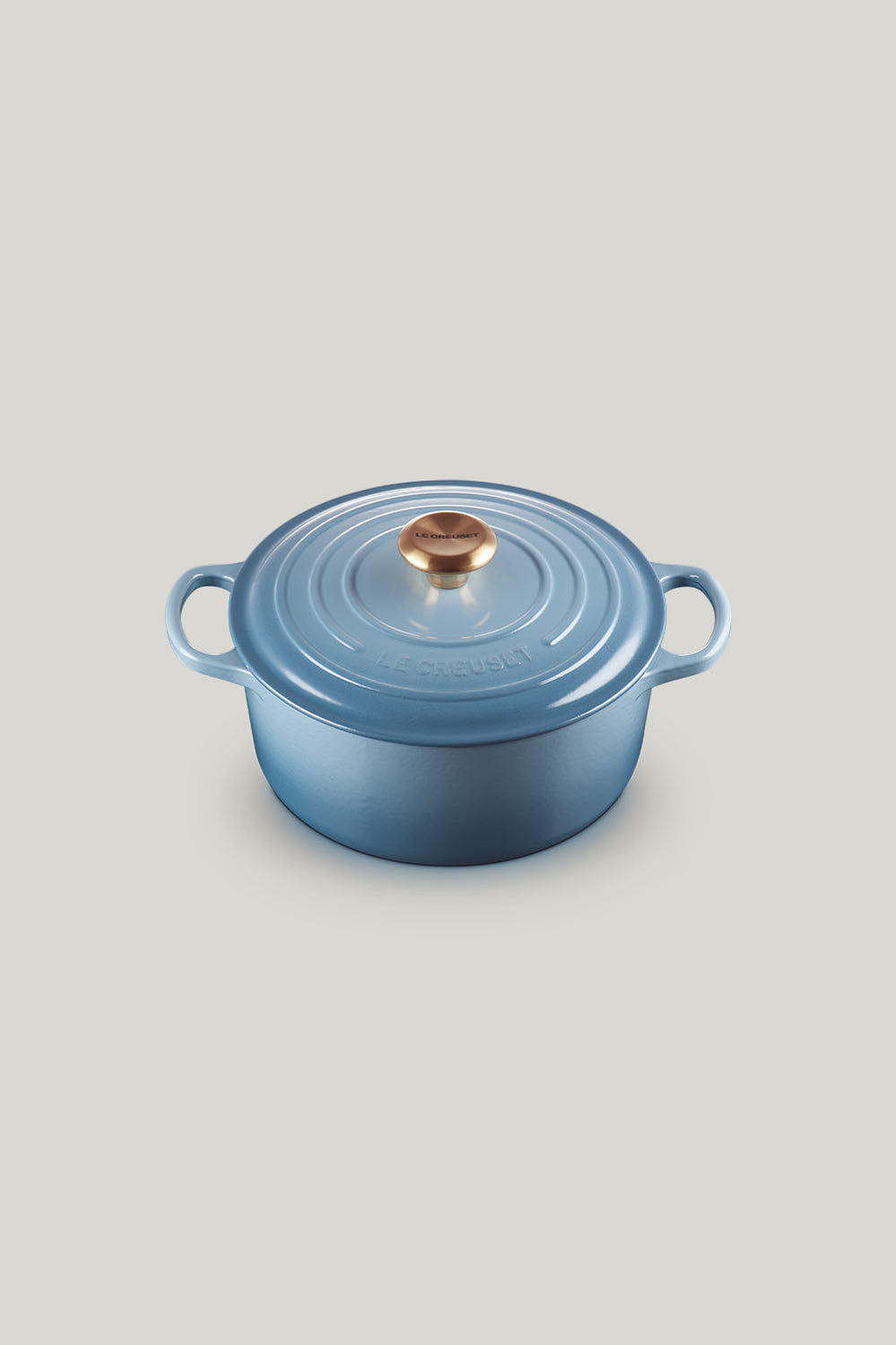 Signature Cast Iron Round Casserole 24cm - Chambray - image 1