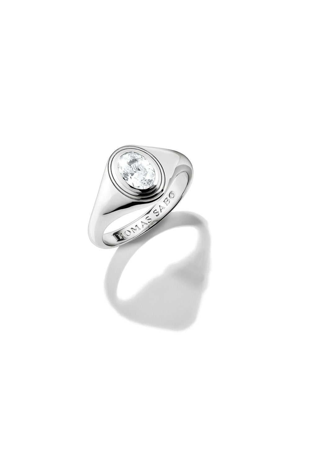 Signet Ring In Silver - Silver - image 1