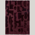 Twinset Mural Burgundy Rug 350x250cm - Burgundy - image 1