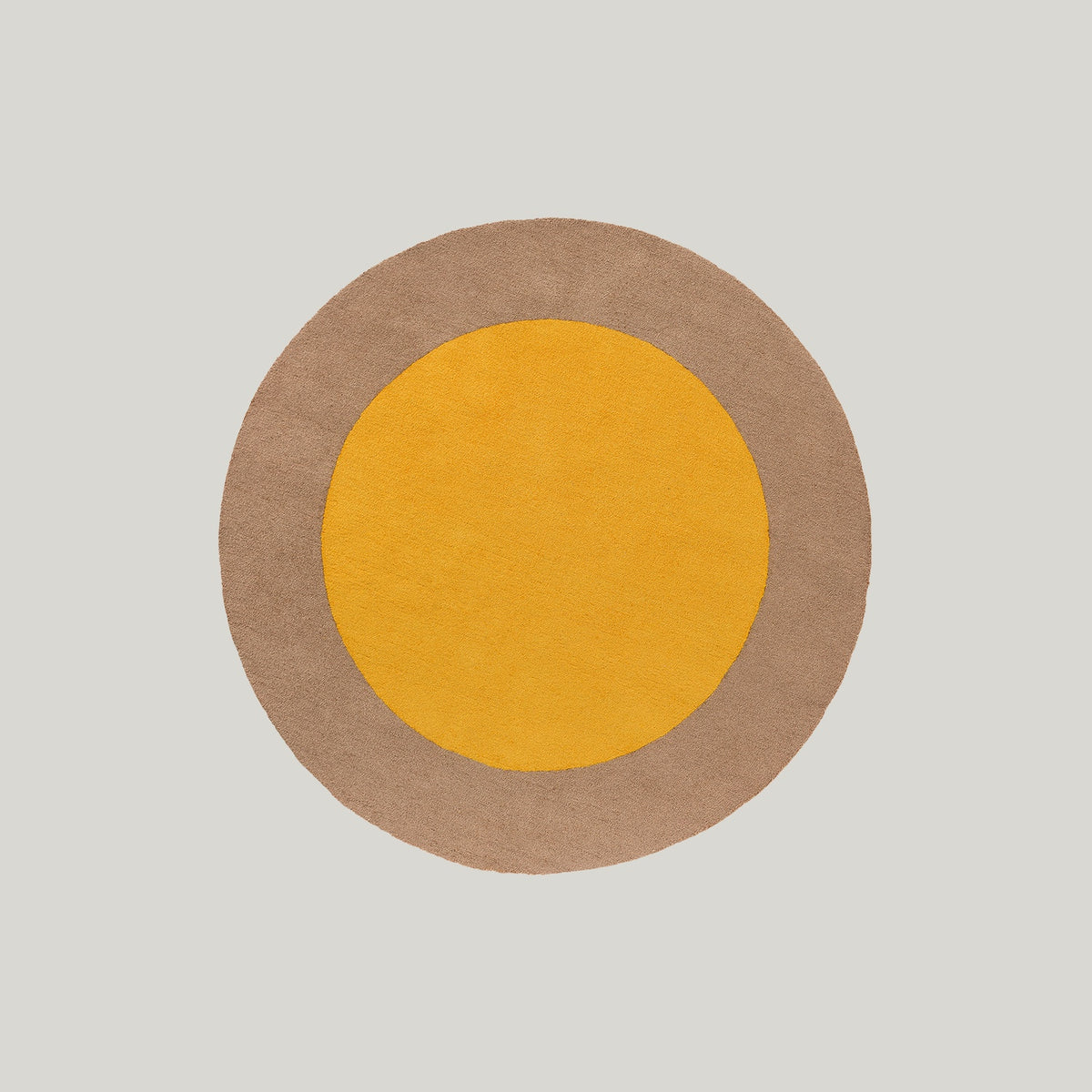 Habitat Festival Round Yellow Outdoor Rug 200x200cm - Beige - image 1