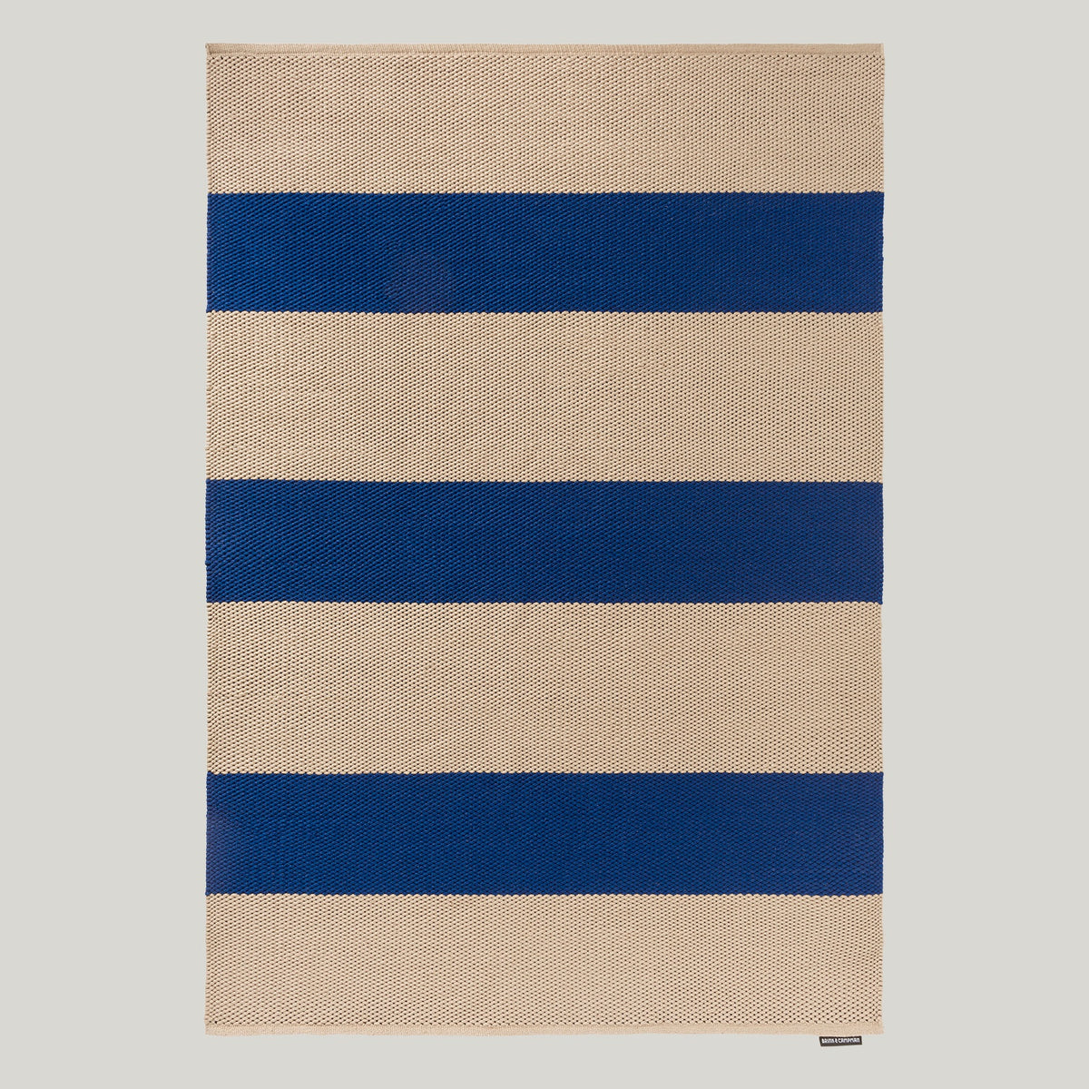 Deck Electric Blue Outdoor Rug 280x200cm - Mid Blue - image 1