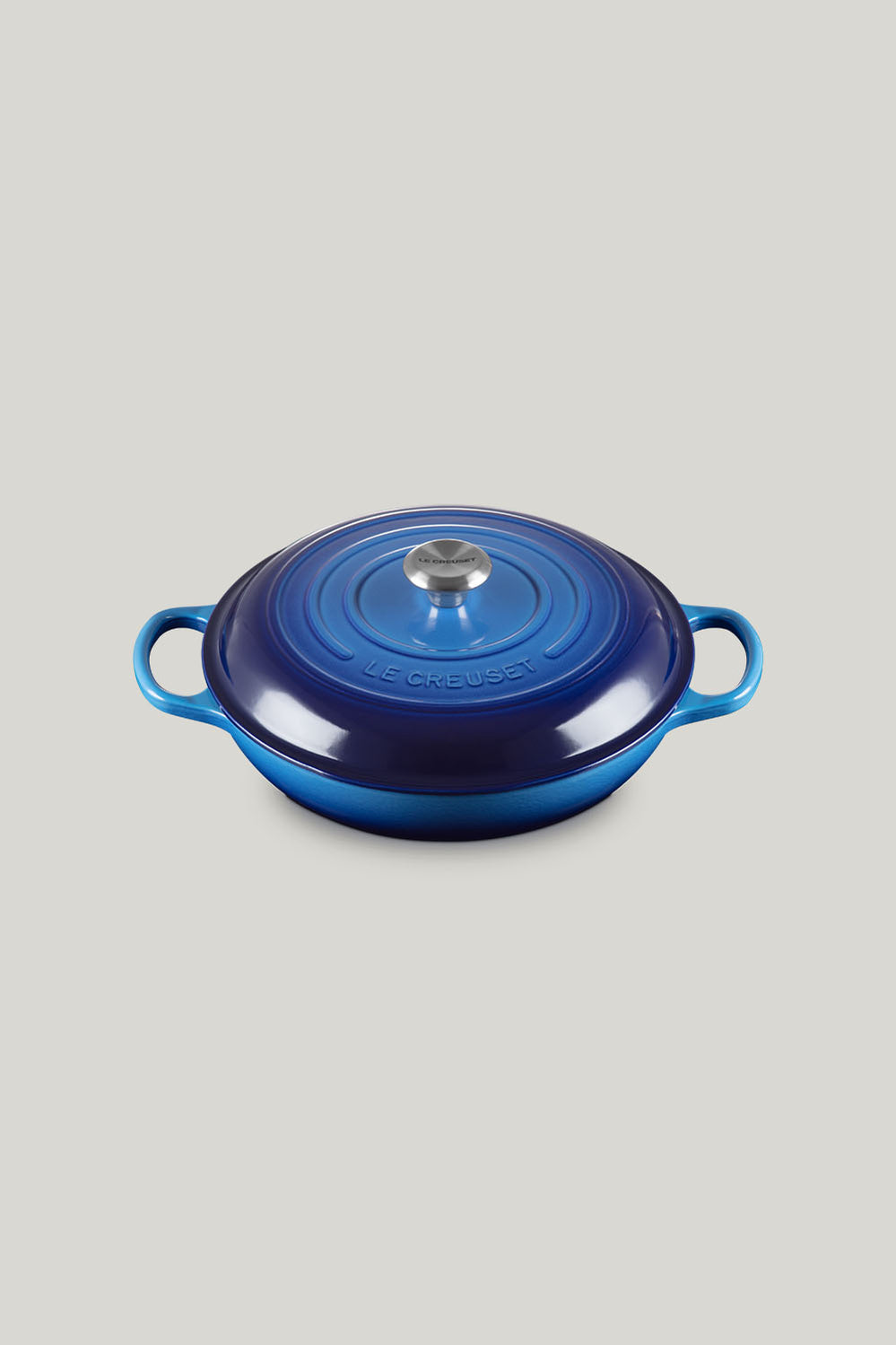 Signature Cast Iron Shallow Casserole 30cm - Azure Blue - image 1