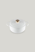 Signature Cast Iron Round Casserole 24cm - White - image 1
