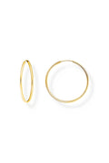 Essential Medium Hoop Earrings In Gold - Gold - image 1