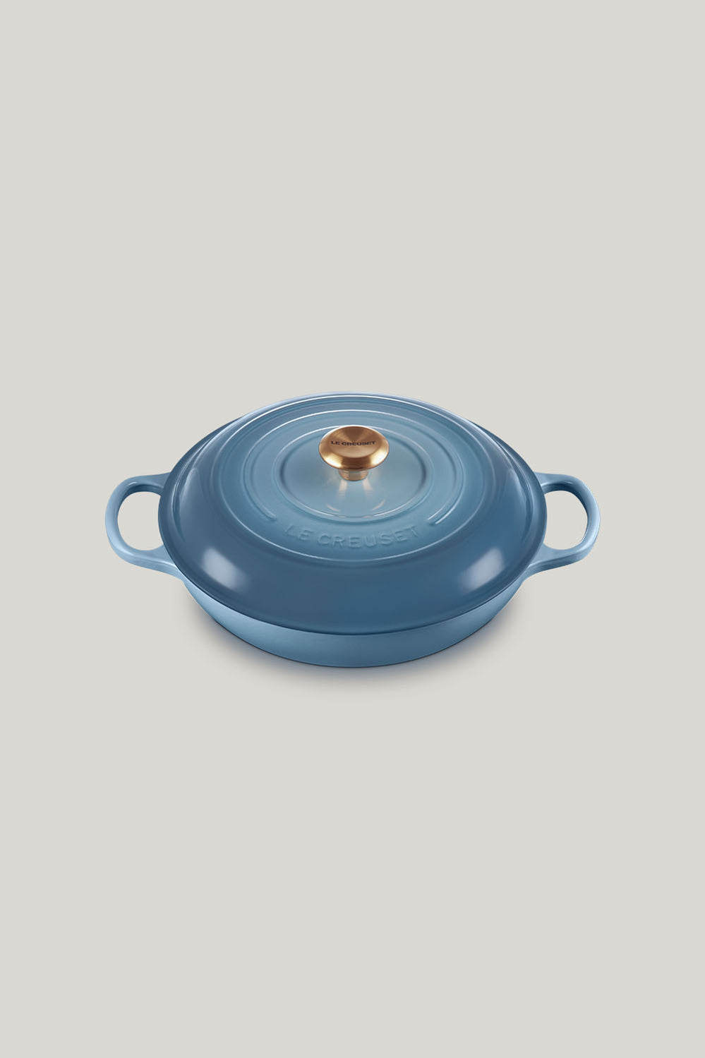 Signature Cast Iron Shallow Casserole 30cm - Chambray - image 1